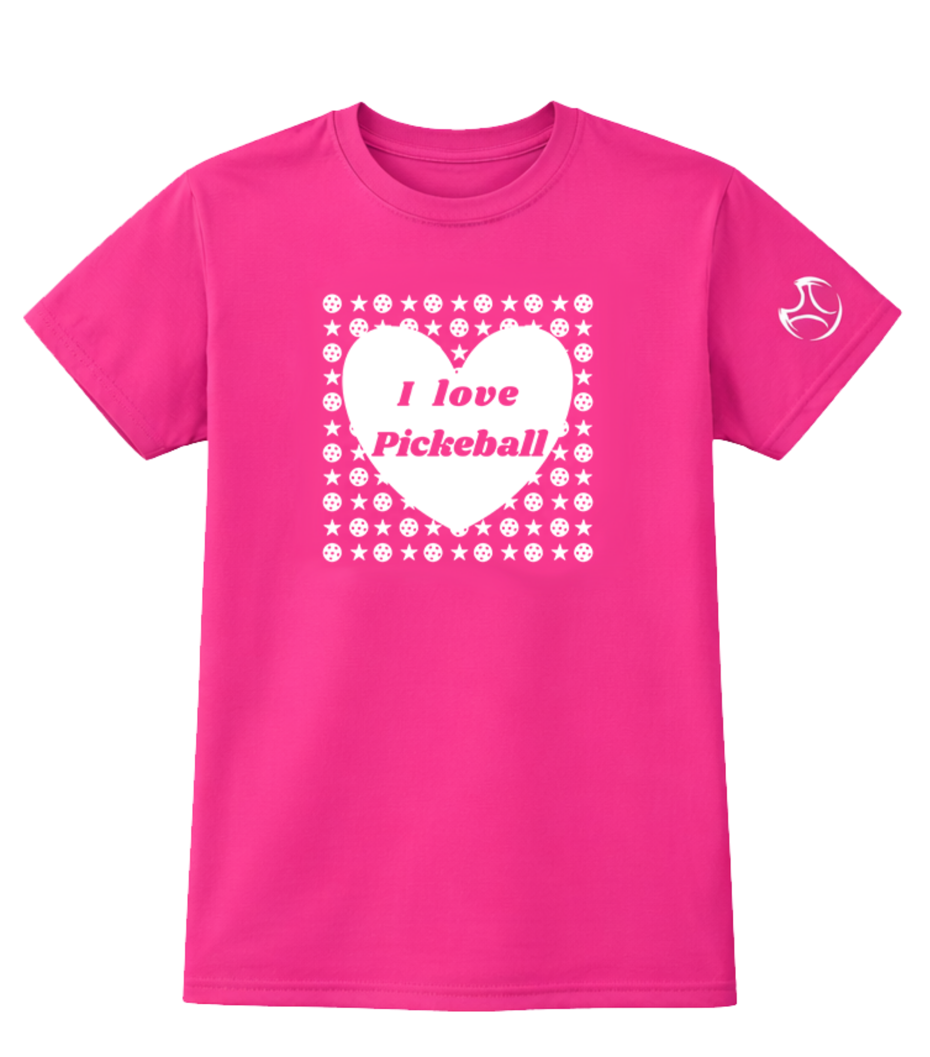 I Love Pickle Pickleball Cotton T-Shirt